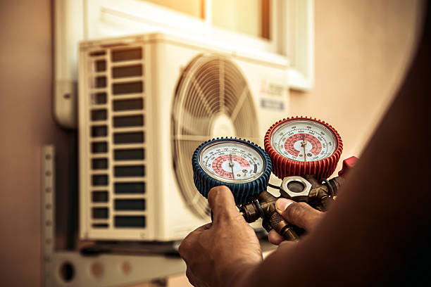 Professional Hvac Installation technician working in Enon, OH